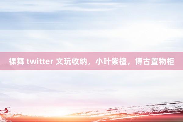 裸舞 twitter 文玩收纳，小叶紫檀，博古置物柜