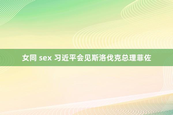 女同 sex 习近平会见斯洛伐克总理菲佐